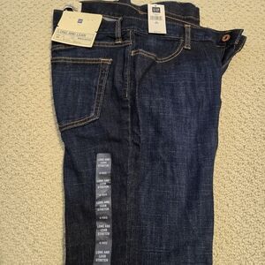 Women's GAP Long And Lean Dark Blue Jeans, NWT, Size 6M